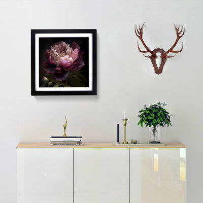 Peony Flower - Framed Print