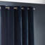 Heavy Chenille Room Darkening Eyelet Curtains-91668138-91668130