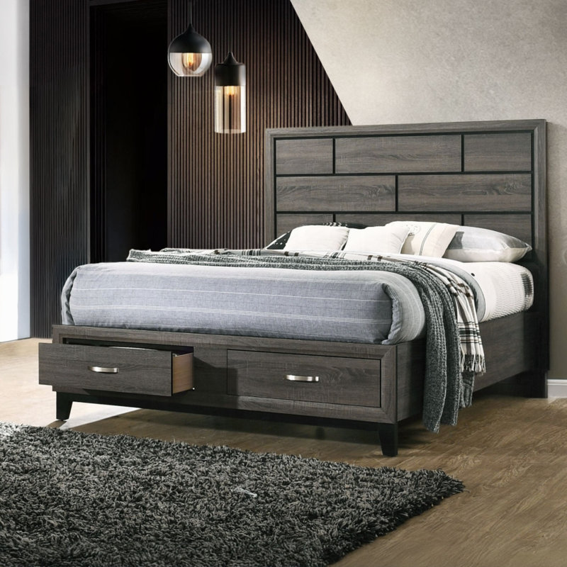 Valdemar Bed W/Storage, King