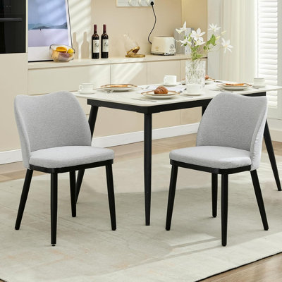 Side Chair in Beige