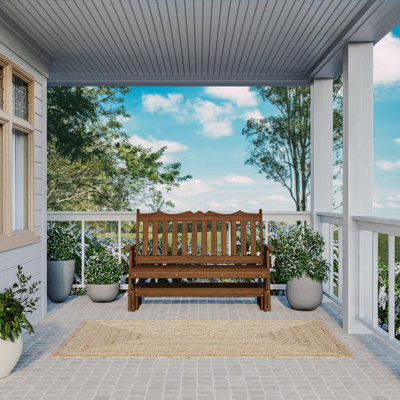 6 Foot York Red Cedar Porch Glider