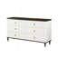 Ensemble de chambre à coucher 5 pièces Carena (très grand lit, commode, commode, miroir, table de chevet)