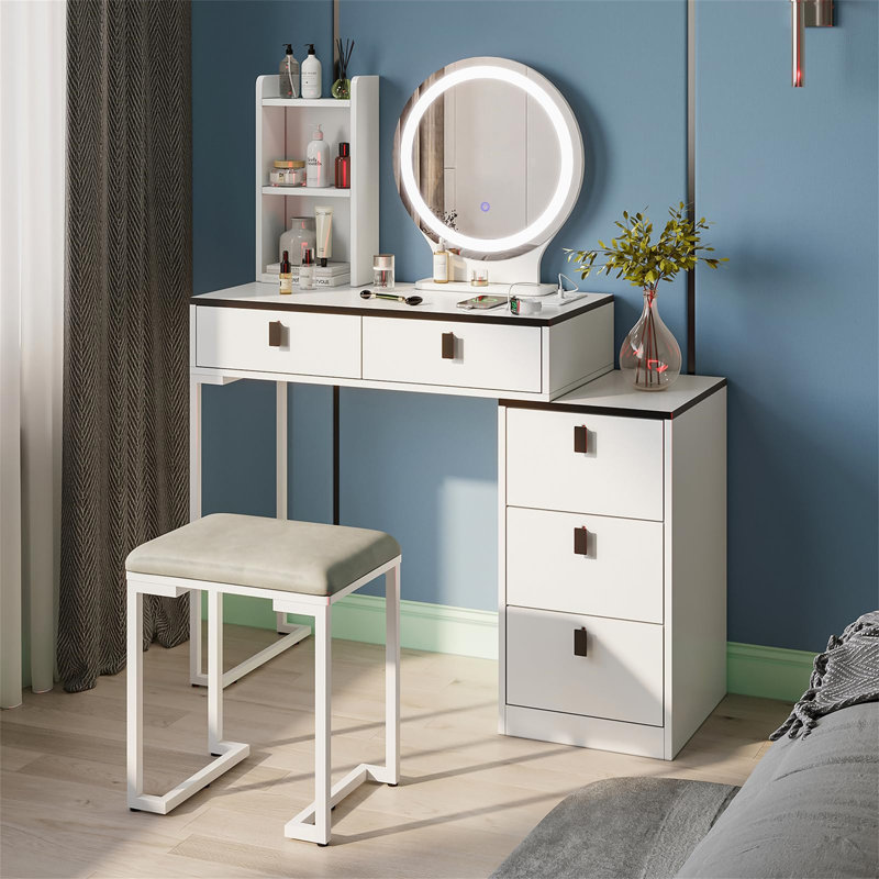 Bobbilee Dressing Table with Mirror