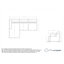 Flex Felix 3 Seater Corner Sofa -105278533-105278529