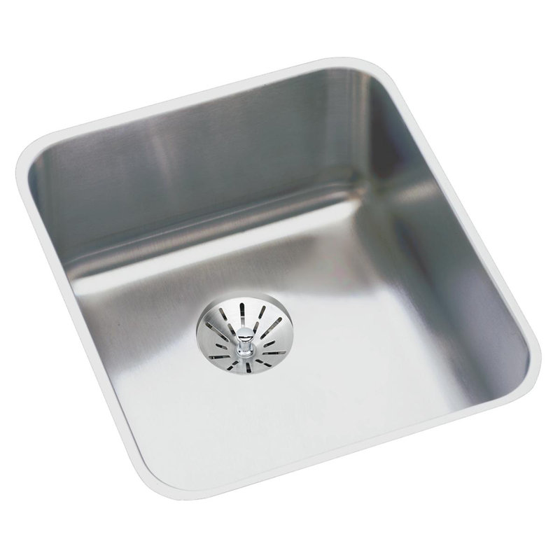 Elkay Lustertone Classic Stainless Steel 19" L x 16" W Undermount Kitchen Sink