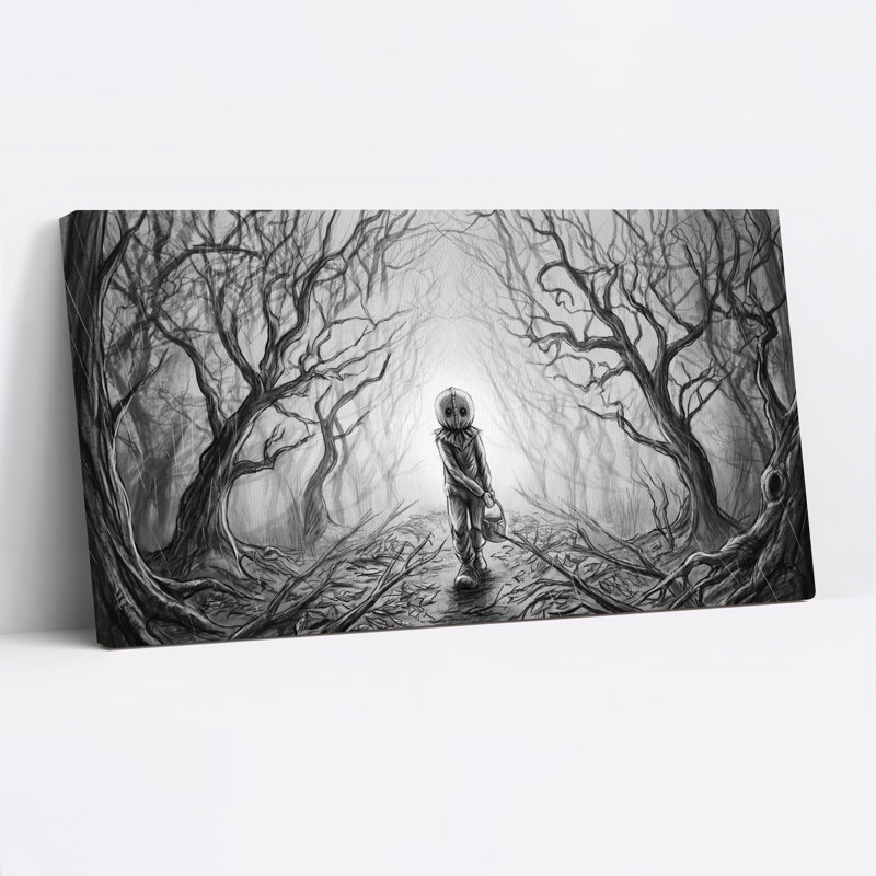 Art mural sur toile Masque, 20"W x 10"H