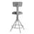 6500 Series Backed Adjustable Height Ergonomic Lab Stool with Footring