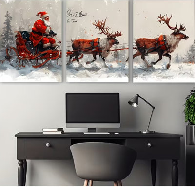 3 Piece Wrapped Canvas Print