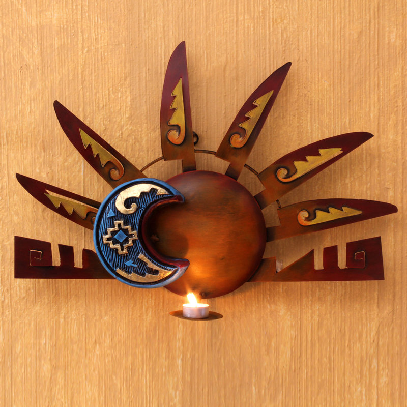 Applique murale en fer Fleitas Eclipse