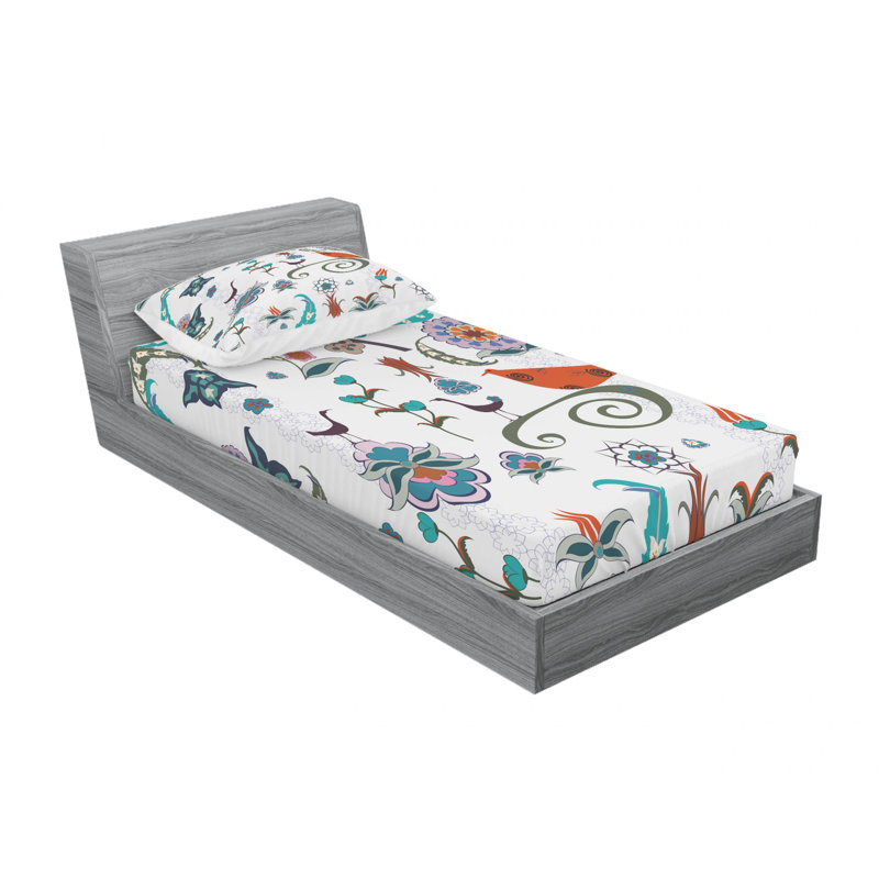 Microfiber Sheet Set, Twin XL Sheet Set with Fitted Sheet