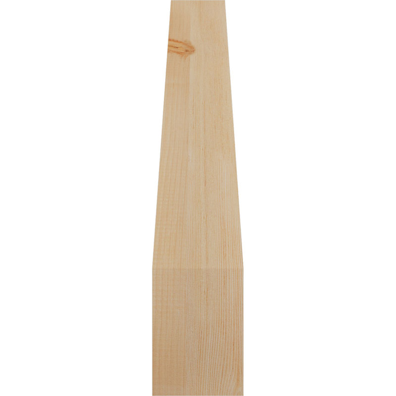 Attelle de genou lisse Balboa, l 5 5 po x P 22 po x H 30 po, Sapin de Douglas, Lisse, H 30 po x l 5,5 po x P 22 po