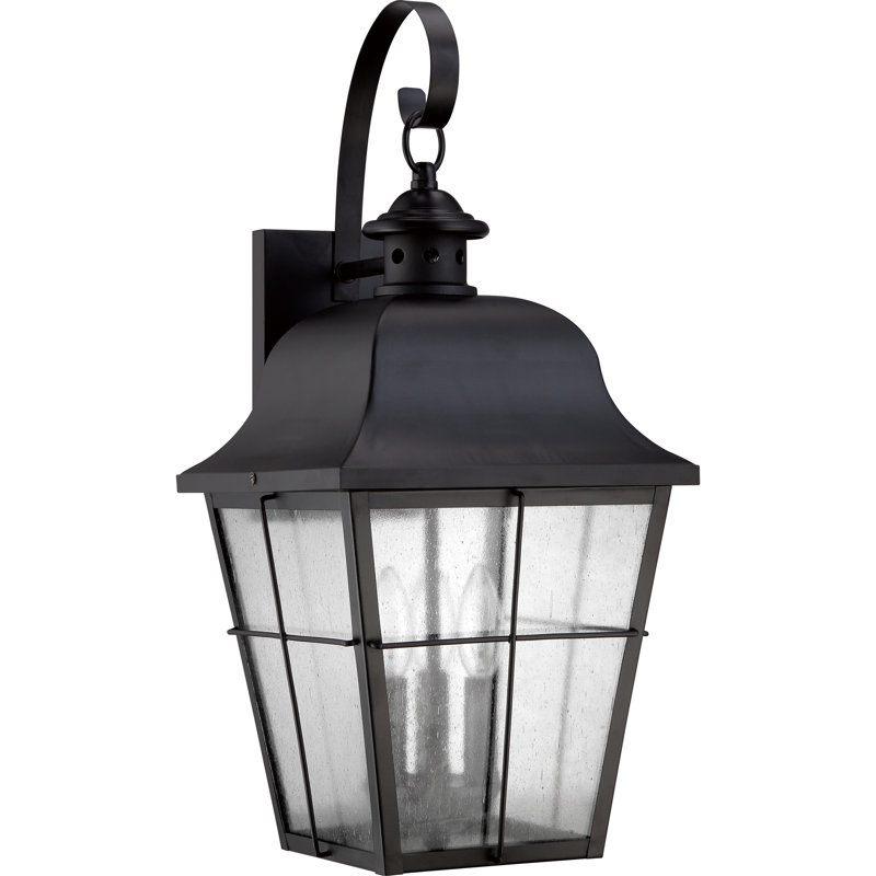 Kratos Wall Light, Mystic Black, 22" H x 10" W x 10.5" D
