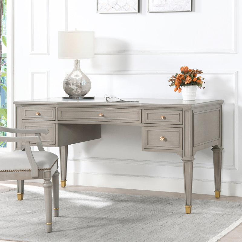 Jarboe Executive Desk, Gray