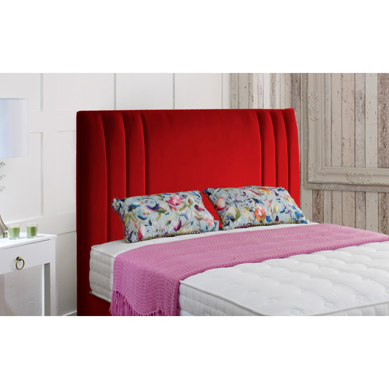 Ashlesha Upholstered Headboard, Red, Small Single (2'6)
