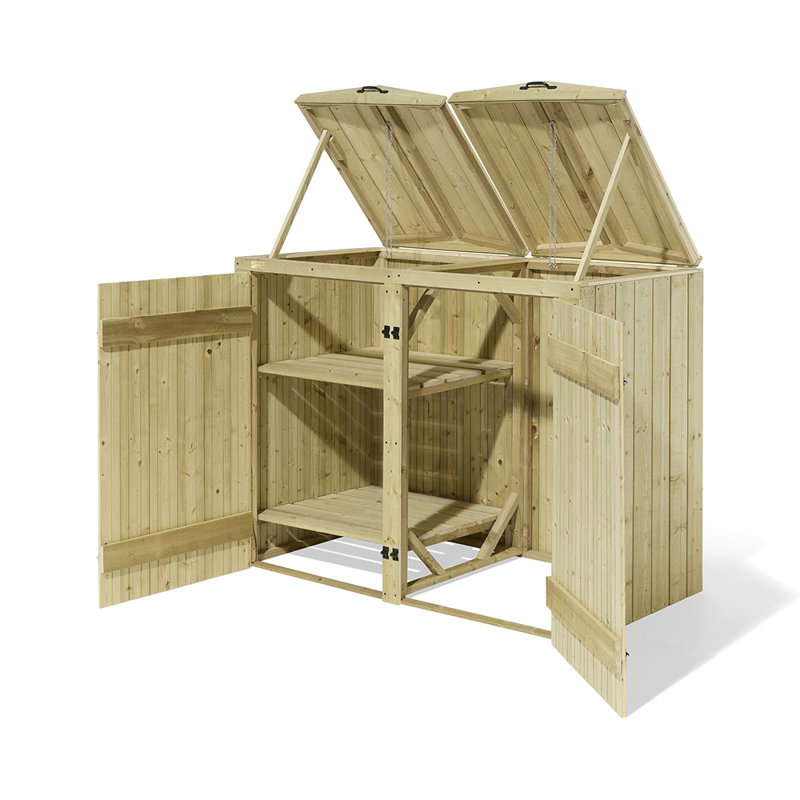 Wooden Single Bin Store