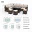 Outten 8 - Person Patio Conversation Set with Cushions-24741342