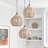 Modern 3-light Pendant With Glass Shade