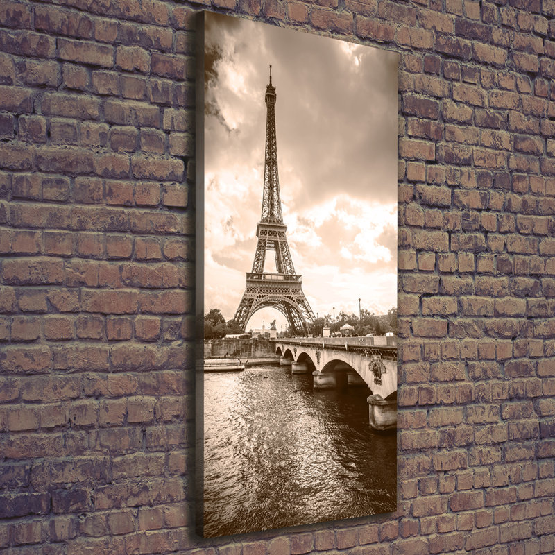 Eiffel Tower Paris - Wrapped Canvas Print
