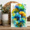 Painterly Florals Evergreen Ginkgo Biloba 4, art abstrait fleur nature