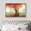 Automne, automne, "Érable orange dans la nature, paysage, grande impression sur toile encadrée"-99142284-99142287