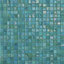 Fern 3 5/8" x 5/8" Iridescent Glass Mosaic