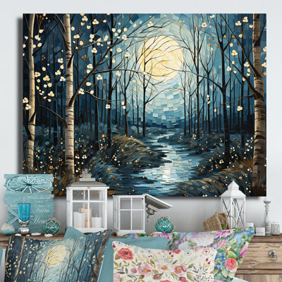 " Birch Woods Mystic Moonlight VI "