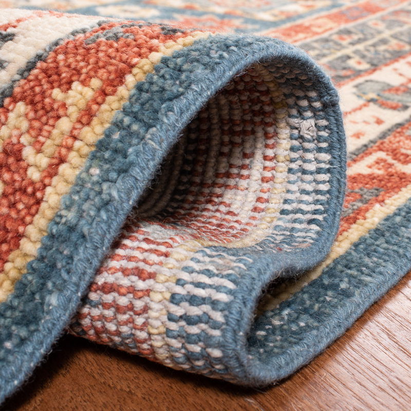 Samarkand 118 Area Rug In Blue / Red, Rectangle 9' x 12'