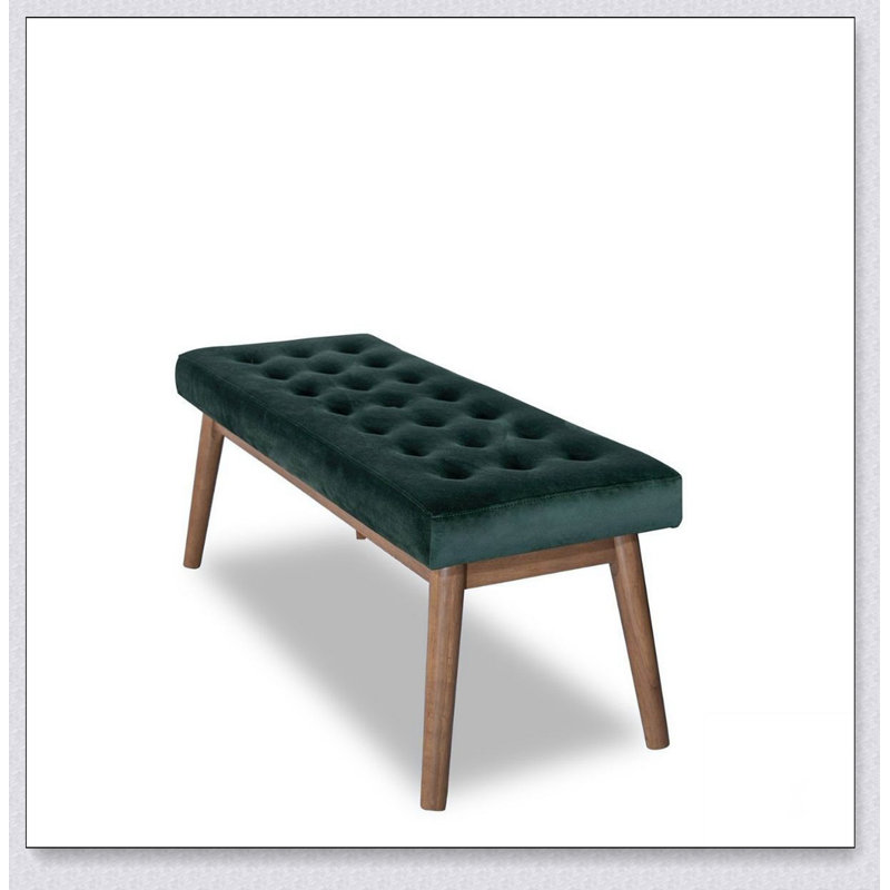 Banc Delilah - velours Banc simple, confortable, durable et multifonctionnel