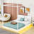 Sarahjo Wood Canopy Platform Bed With Headboard-2020193451