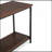 Skyler - Console Sofa Table - Dark Cognac Brown