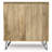 Hunter SOLID MANGO WOOD 39W Tall Storage Cabinet With Doors Set Of 2 In Natural