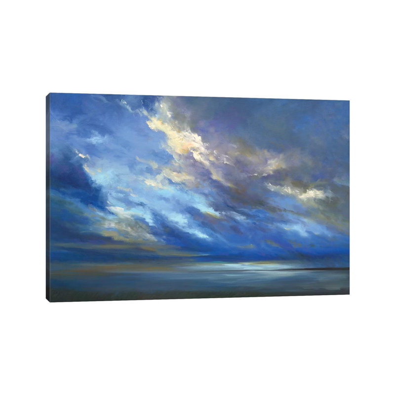 Coastal Sky II by Sheila Finch - Gallery-Wrapped Canvas Giclée on Canvas, Canvas, 30.48 cm H x 45.72 cm W