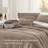 Bedsure Pinch Pleat Comforter Set Boho Bed-in-A-Bag Bedding Set with  Pillowcases for All Season-105529497-105529482