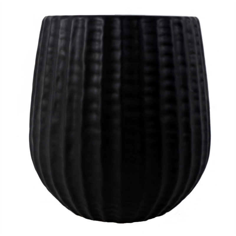 Ceramic Cachepot, Black