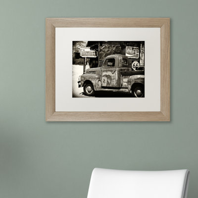 US Truck Framed Photographic Print