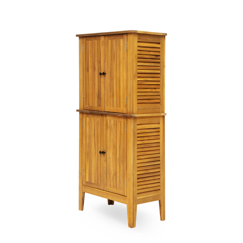Armoire en bois d'acacia Kedzie