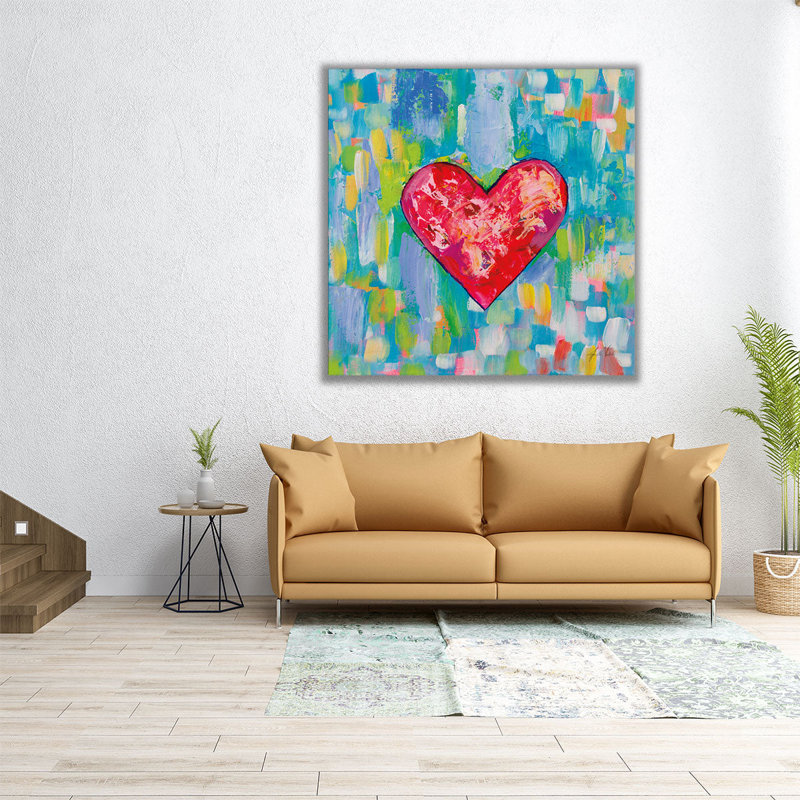 «True Love», reproduction d'art sur toile, H 40 po x l 40 po