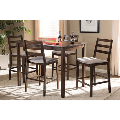 4 - Person Solid Wood Solid Wood Top Four Leg Dining Set