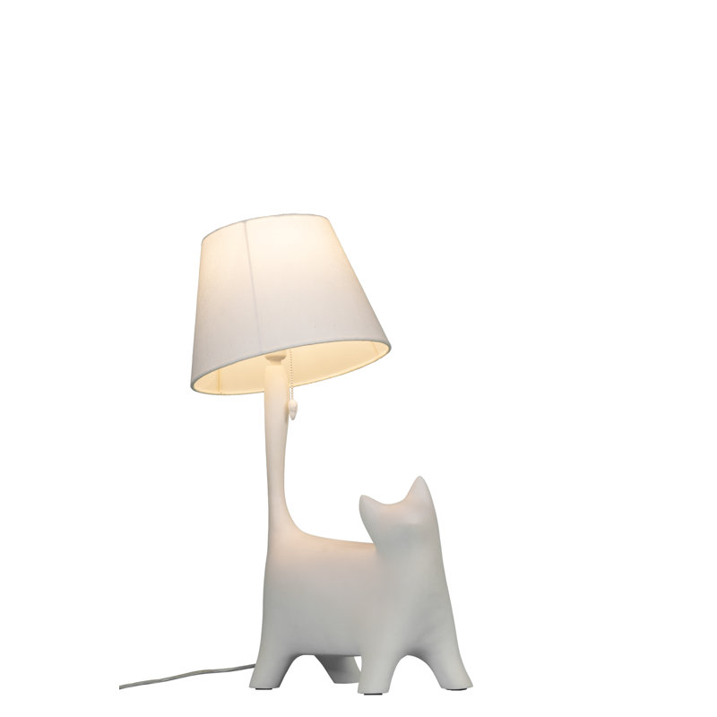 Cat With A Hat Table Lamp, White