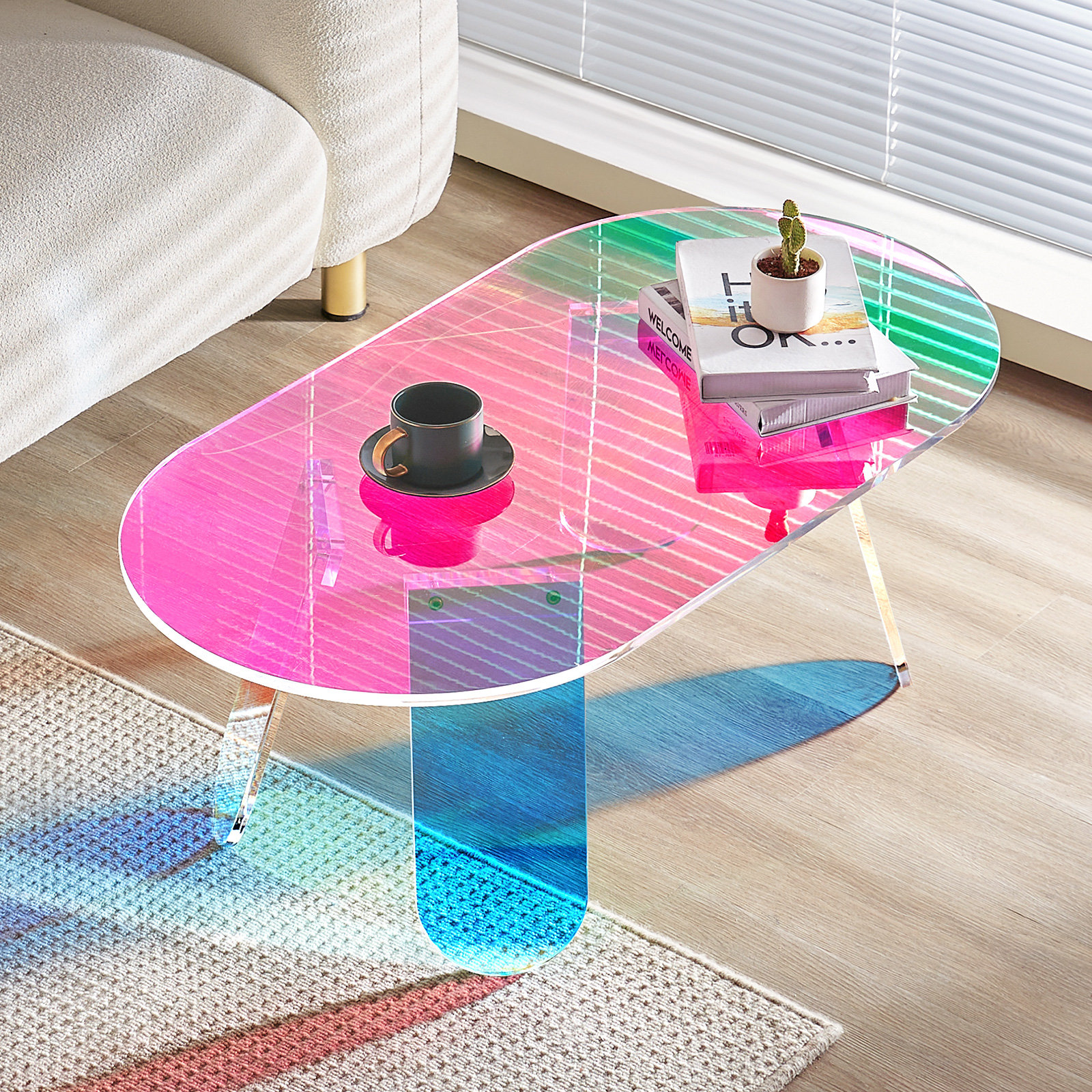 Wrought Studio™ Acrylic Coffee Table Wayfair Canada