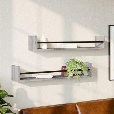 Adolina 2 Piece Floating Shelf
