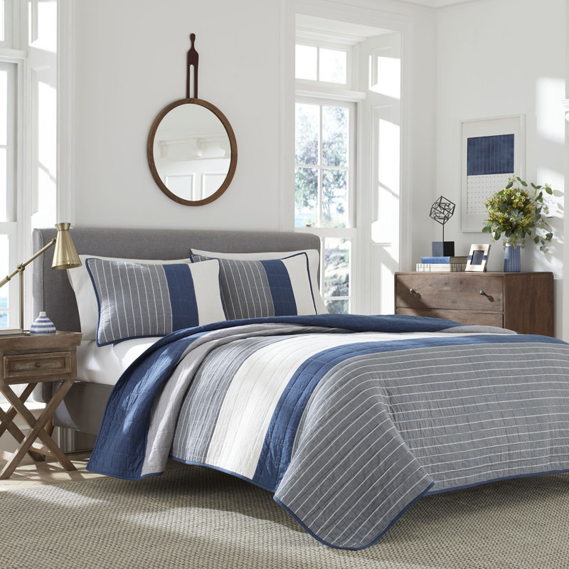 Courtepointe simple Swale de Nautica, Simple