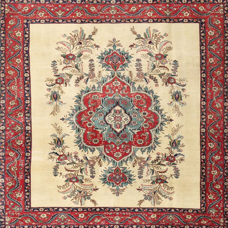 Oriental Indoor Rug, Square 8'
