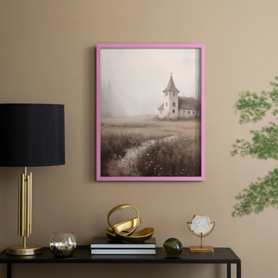Vintage Landscape IV Framed Print - Solid Wood