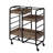 Versatile Serving Cart With Three Customizable Trays For Diverse Needs