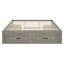 Grand lit plateforme avec 6 tiroirs de rangement, gris antique-848915028-848915050