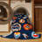 Machine Washable Space Blue Area Rug-1303751299