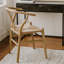 Chaise d'appoint en bois massif Albarado-729052033