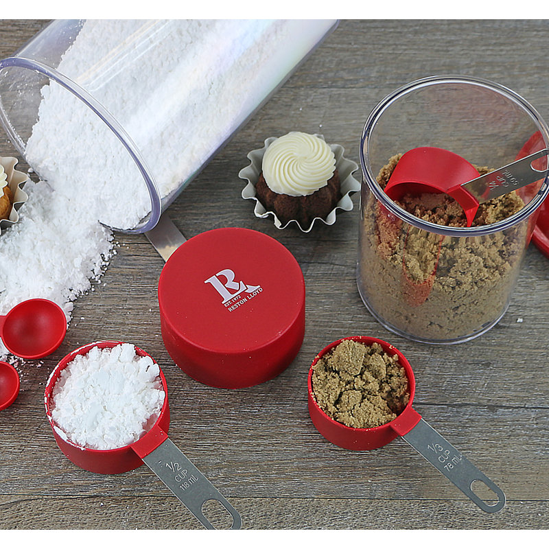 Ensemble de 4 tasses à mesurer, Rouge