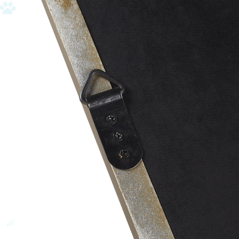 Miroir mural festonné en bois pour la chambre à coucher du salon